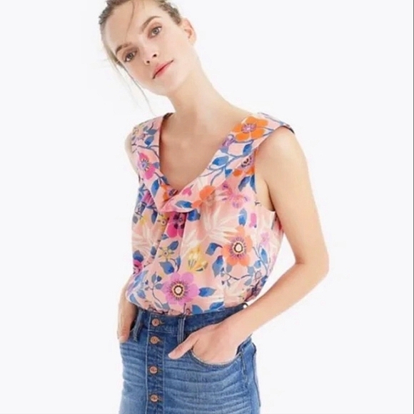 J. Crew Tops - J.Crew x Liberty Pavilion Floral Tank